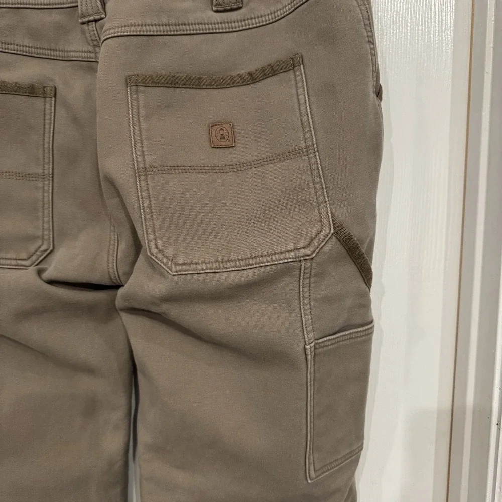 Coleman Men's Utility Pants Fleece Lined, 6-Pocket 36/30 Relaxed‎ Fit